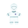 Strój astronauty dla lalki 38cm Miniland 