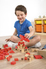 Drewniane Klocki Zamek 100 el. Miniland