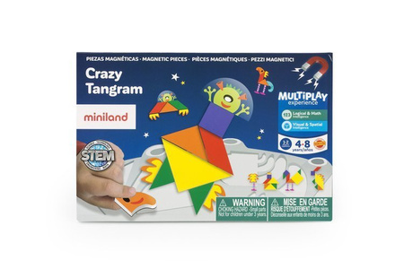 Układanka magnetyczna: Crazy Tangram Miniland